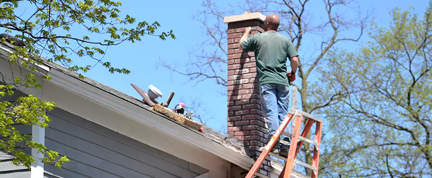 Vinyl and PVC Chimney Flashing Installation in Canton, GA