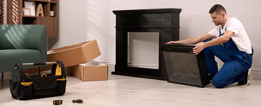 Old Rusted Metal Fireplace Repair And Replacement in Canton, GA